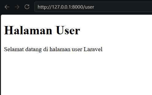 Hasil Halaman User